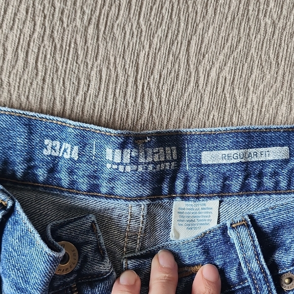 Urban Pipeline Men's Denim Straight Jeans - Blue - Picture 2 of 8